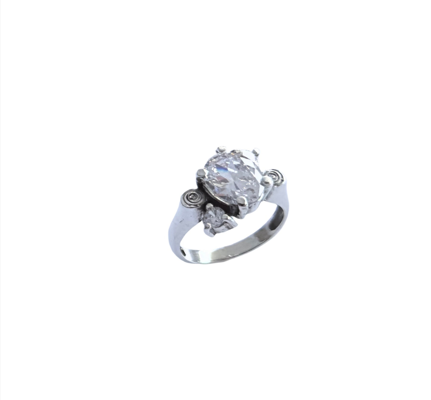 925 Sterling Silver Creative Gemstone Ring